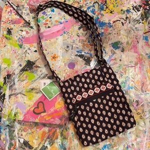 VERA BRADLEY Hipster Crossbody Bag -Classic Black